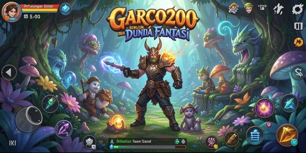 Tampilan gameplay seru di dunia petualangan GARCO200.