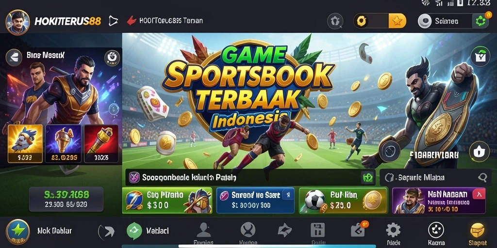 Tampilan gameplay HOKITERUS88 saat bertaruh di acara olahraga.